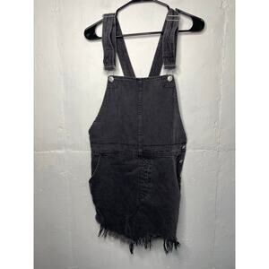 Free People Denim Overall Skirt Dress Size 8